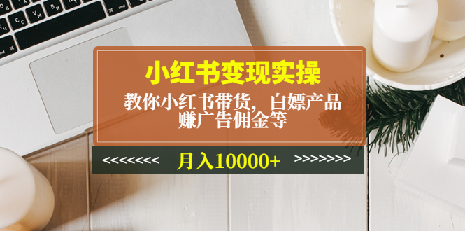 （4780期）小红书变现实操：教你小红书带货，白嫖产品，赚广告佣金等，月入10000+