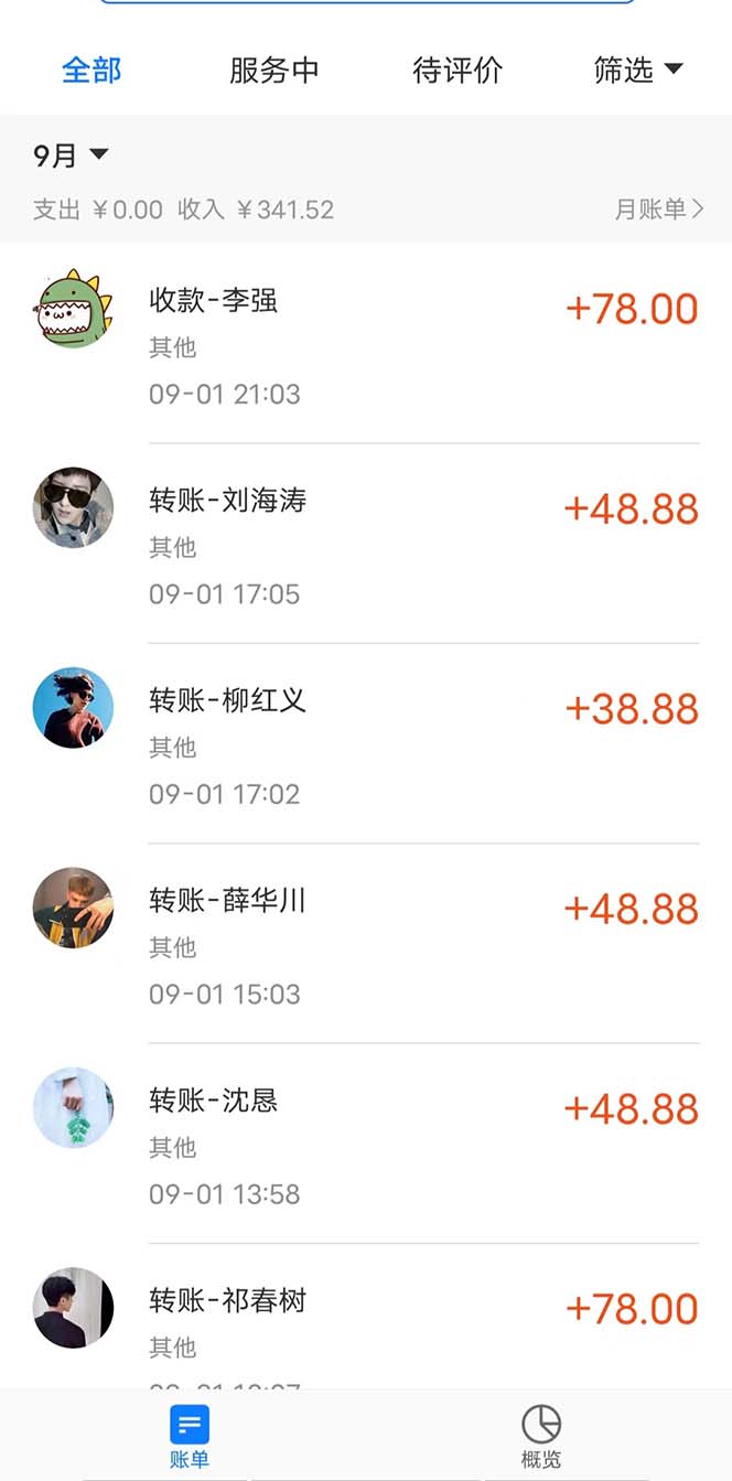 （7292期）日引500+色粉，一天收款1000+九月份最新男粉项目（附753G素材）