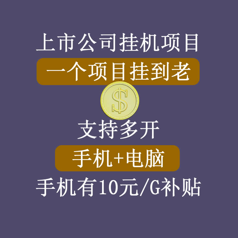 （3295期）【上市公司】睿思挂机项目，一个项目挂到老，支持手机+电脑+虚拟机多开