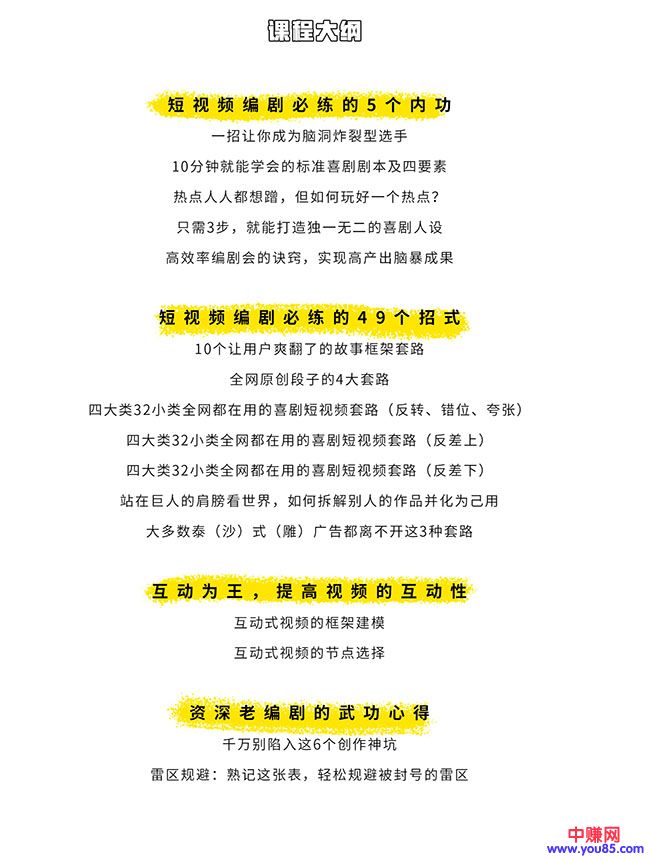 （978期）0基础快速掌握爆款喜剧短视频创作黄金法则（16讲+持续更新）