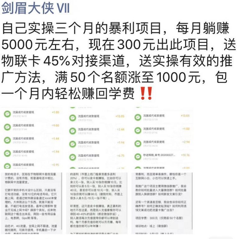 （1130期）剑眉大侠实操三个月得暴利项目，每月躺赚5000元左右（价值300元）