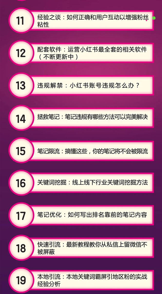 （1524期）小红书爆款推广引流训练课6.0，手把手带你玩转小红书，实操一天50+精准女粉