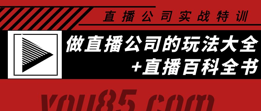 （3799期）老陈·直播公司实战特训：做直播公司的玩法大全+直播百科全书